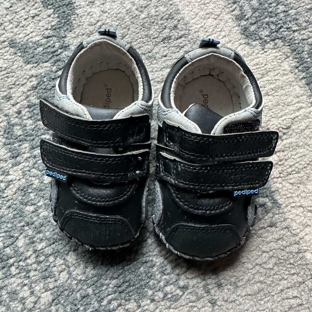 Pediped Black Baby Shoes